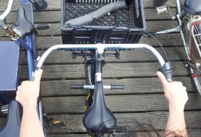 Oefening: de stand van je duim op de fiets